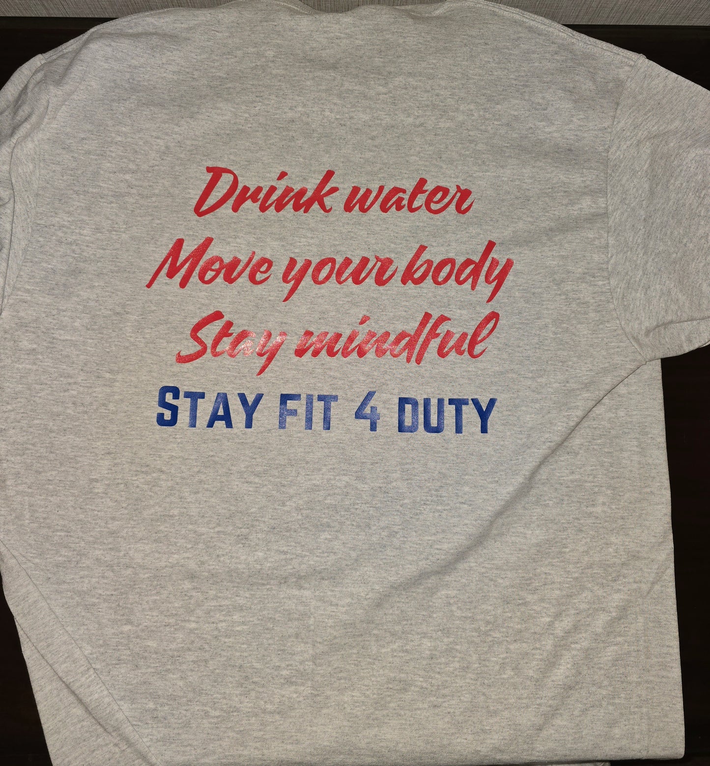 Stay Fit 4 Duty FASTCAN T shirt